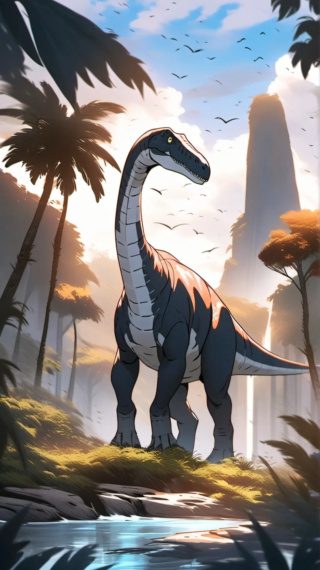 ai character: Jurrasic Park background