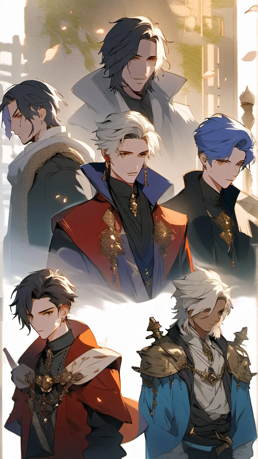 ai character: Ninjago Royalty AU background