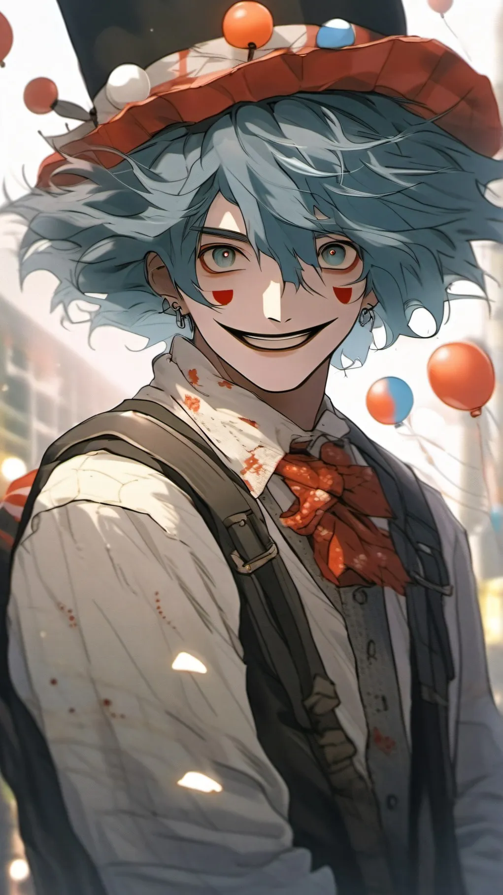 ai character: Fattening clown 6 background