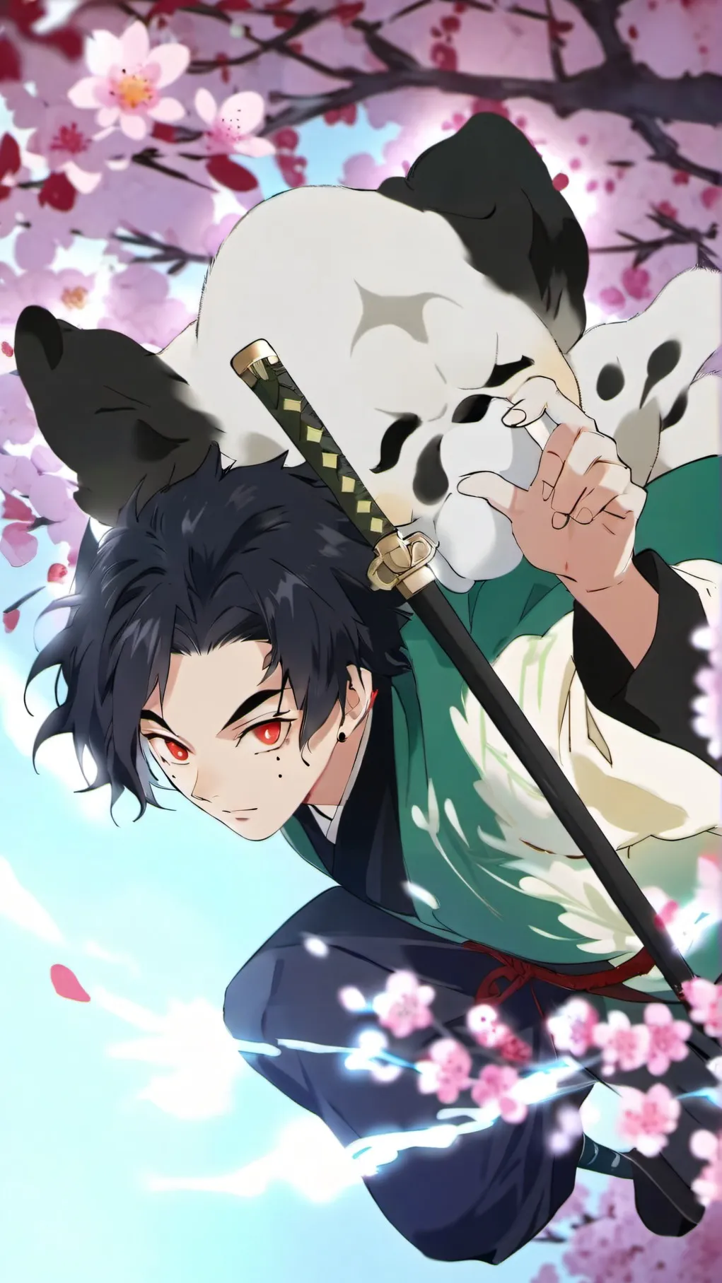 ai character: hashira vs muzan background