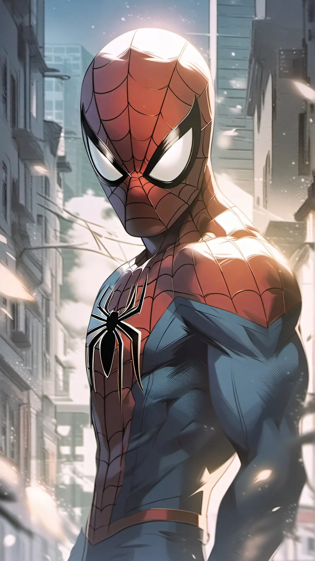 ai character: spider man background