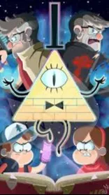 ai character: gravity falls background