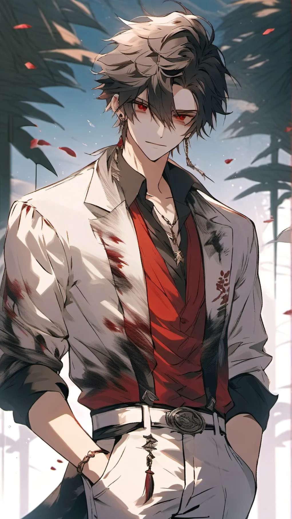 ai character: bloom background