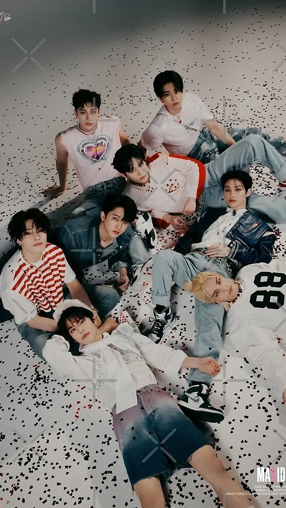 ai character: SKZ(shirtless) background