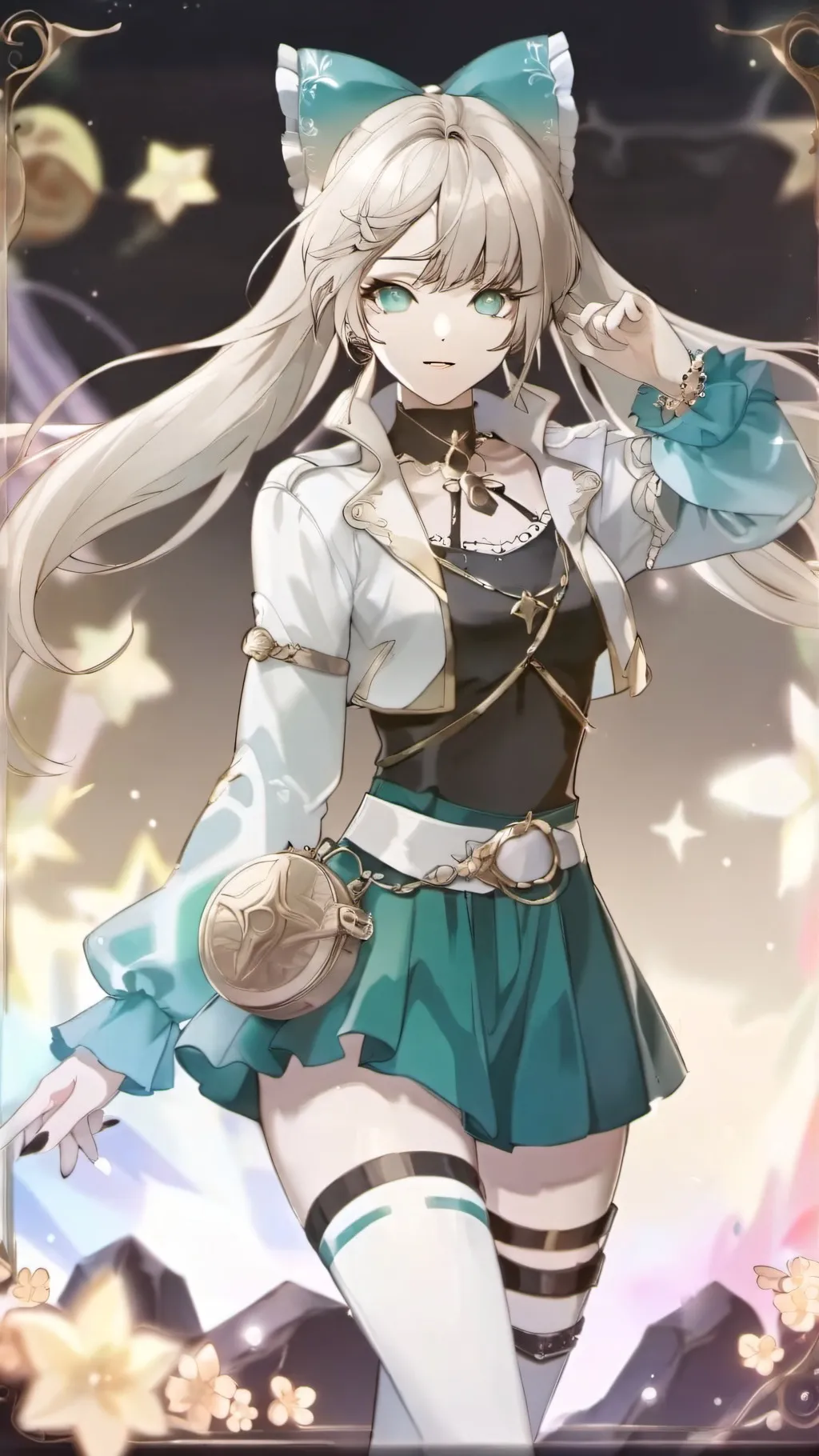 ai character: kpop demon hunters background