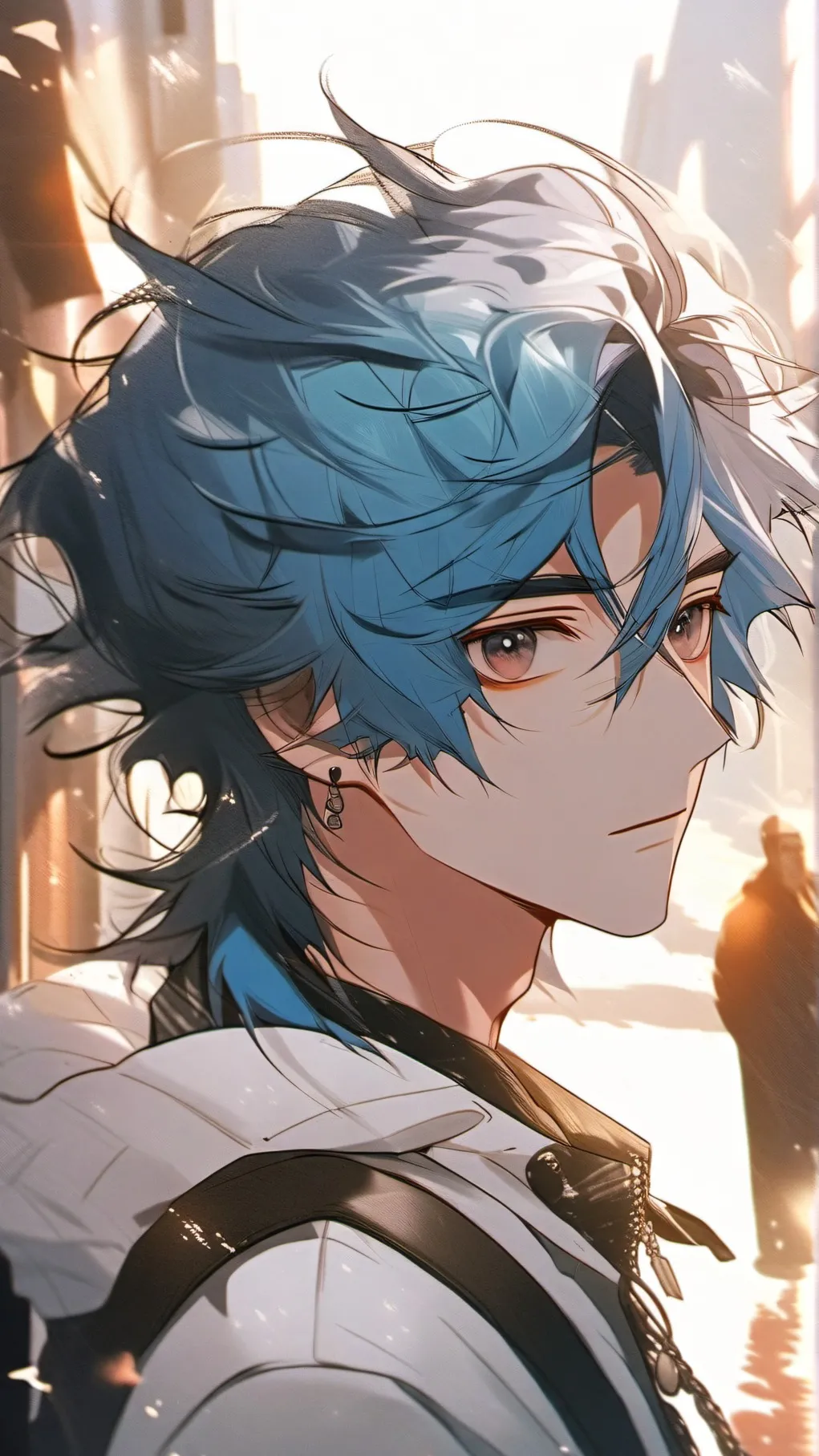 ai character: moonflower background