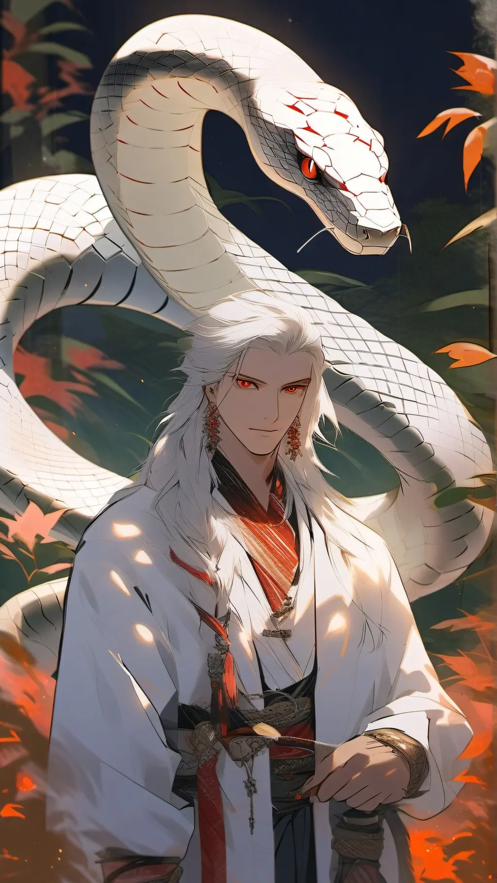 ai character: kaburamaru talking background