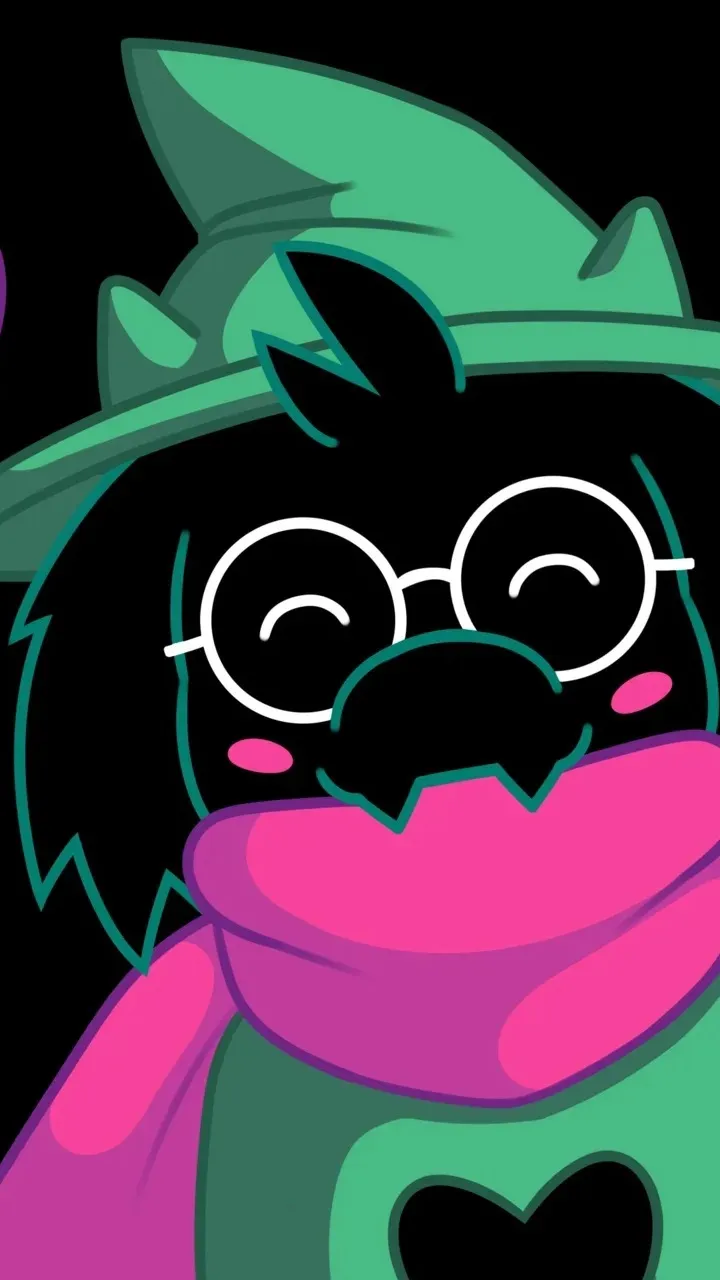 ai character: Ralsei Deltarune background