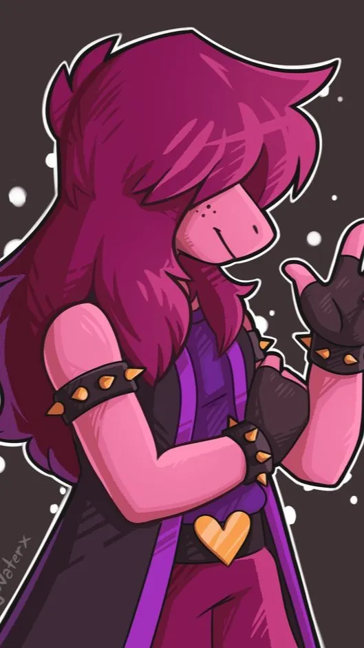 ai character: Susie Deltarune background