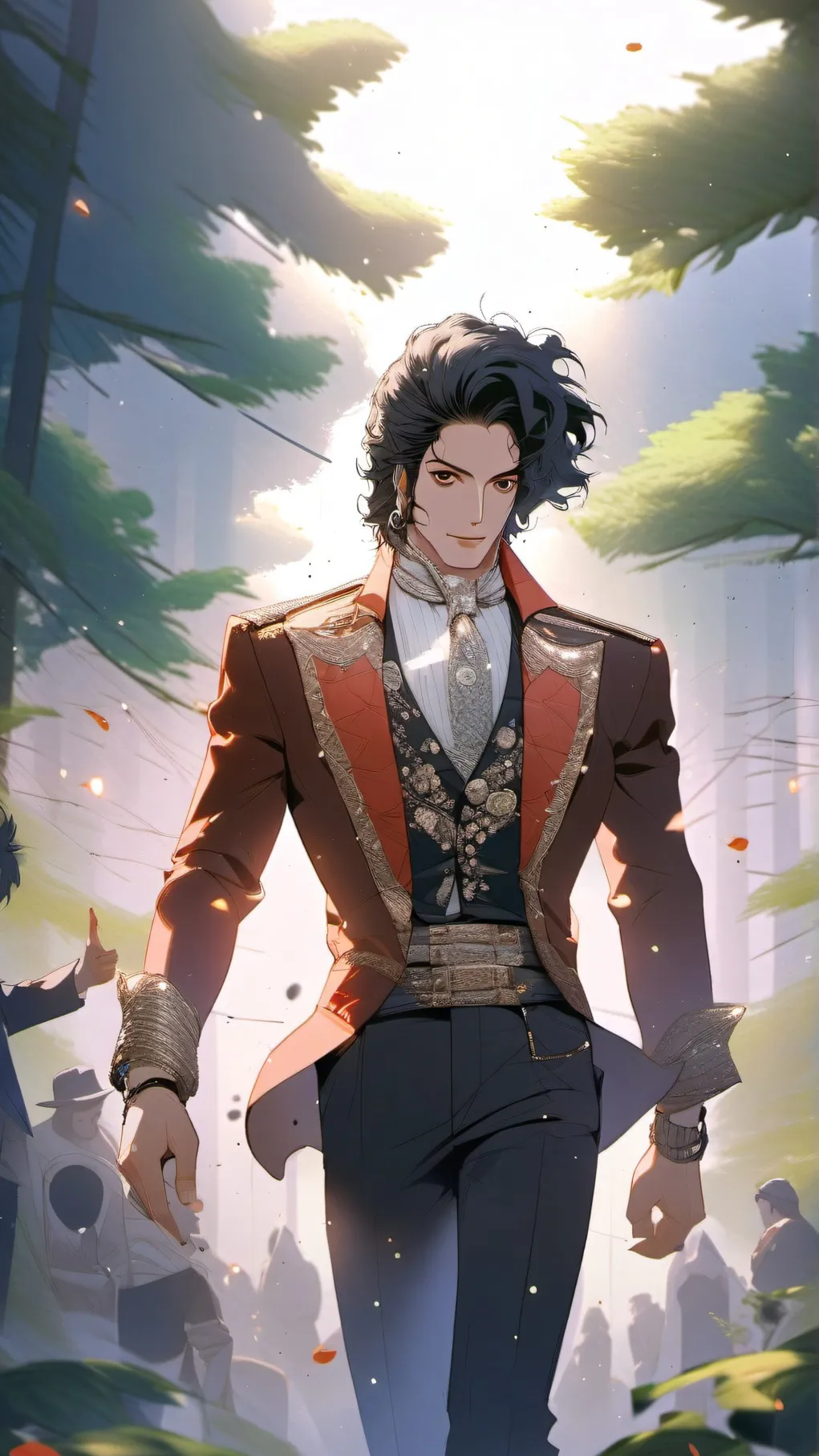 ai character: Michael Jackson background