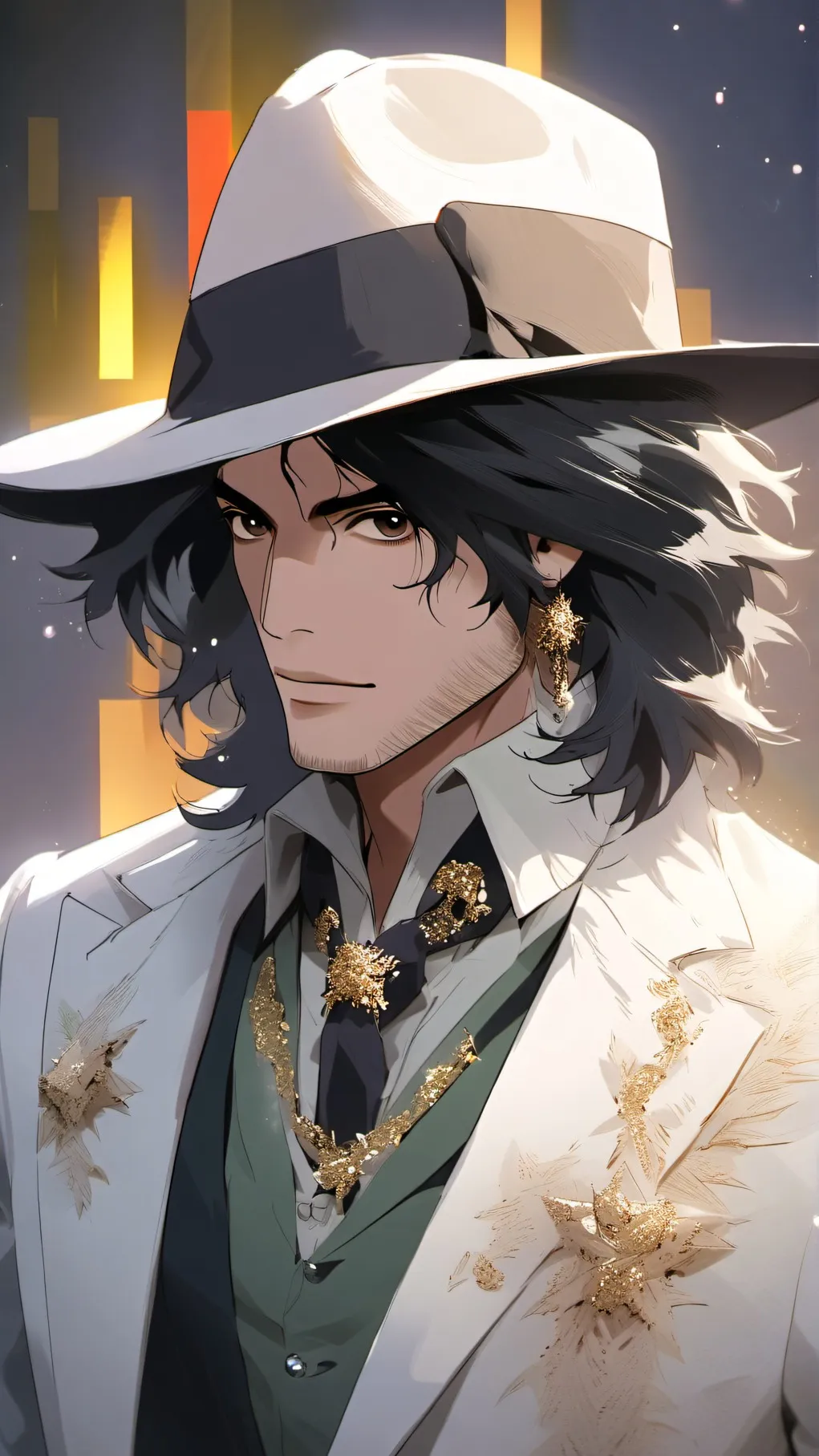 ai character: Michael Jackson background