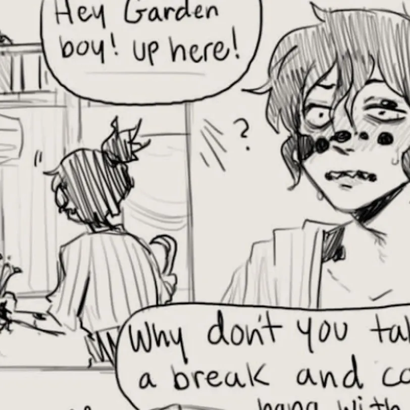chat with ai character: gyutaro garden boy