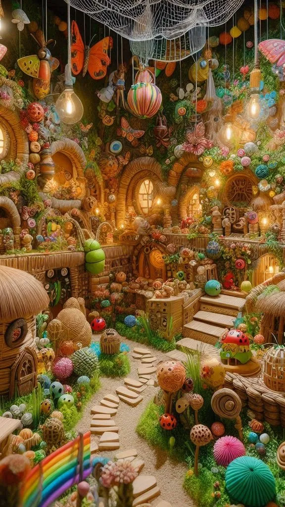 ai character: insect dungeon background