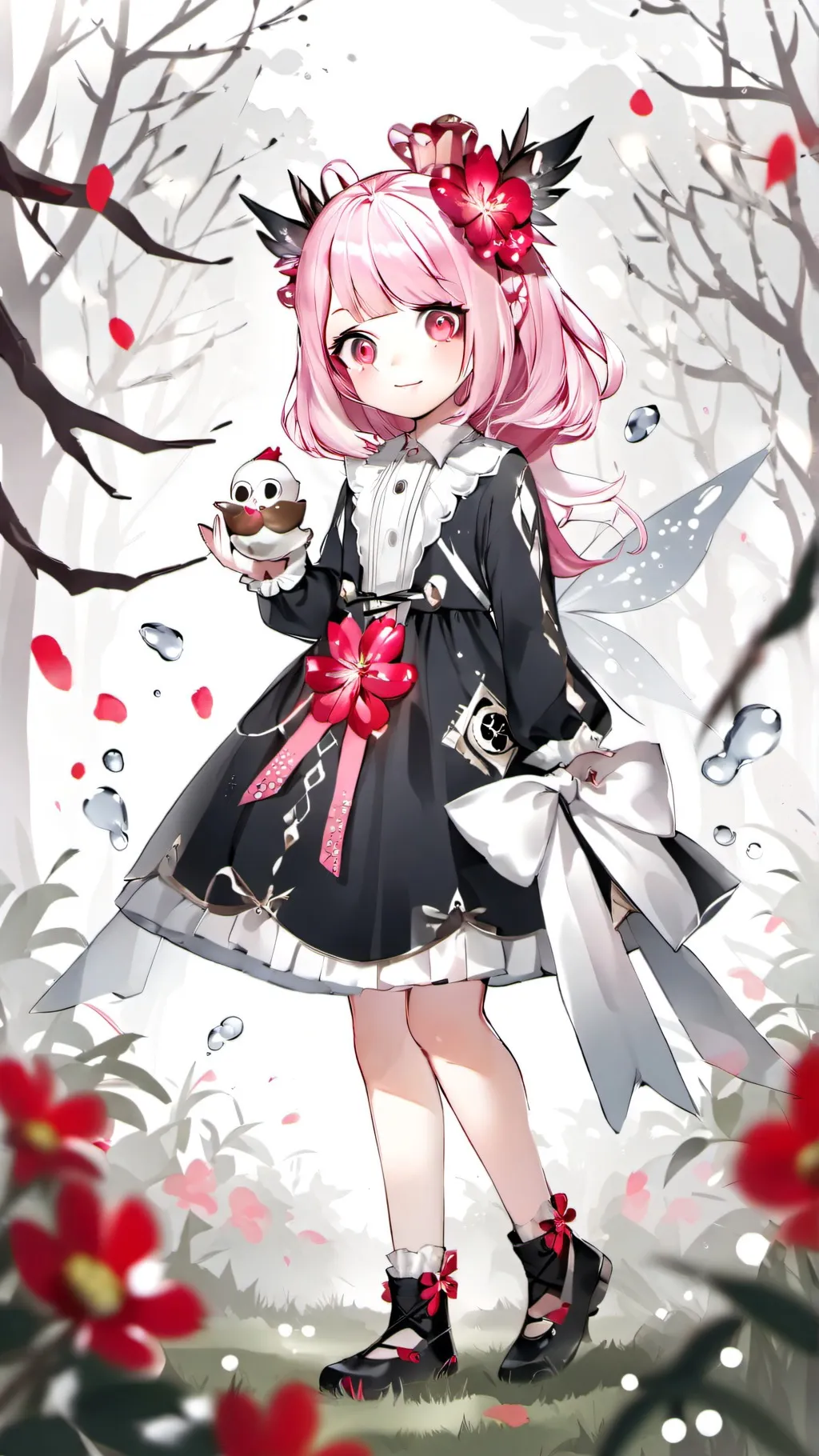 ai character: Blossom and Jordan background