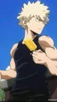 ai character: Katsuki Bakugo background