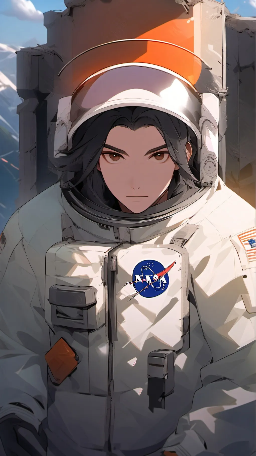 ai character: NASA background