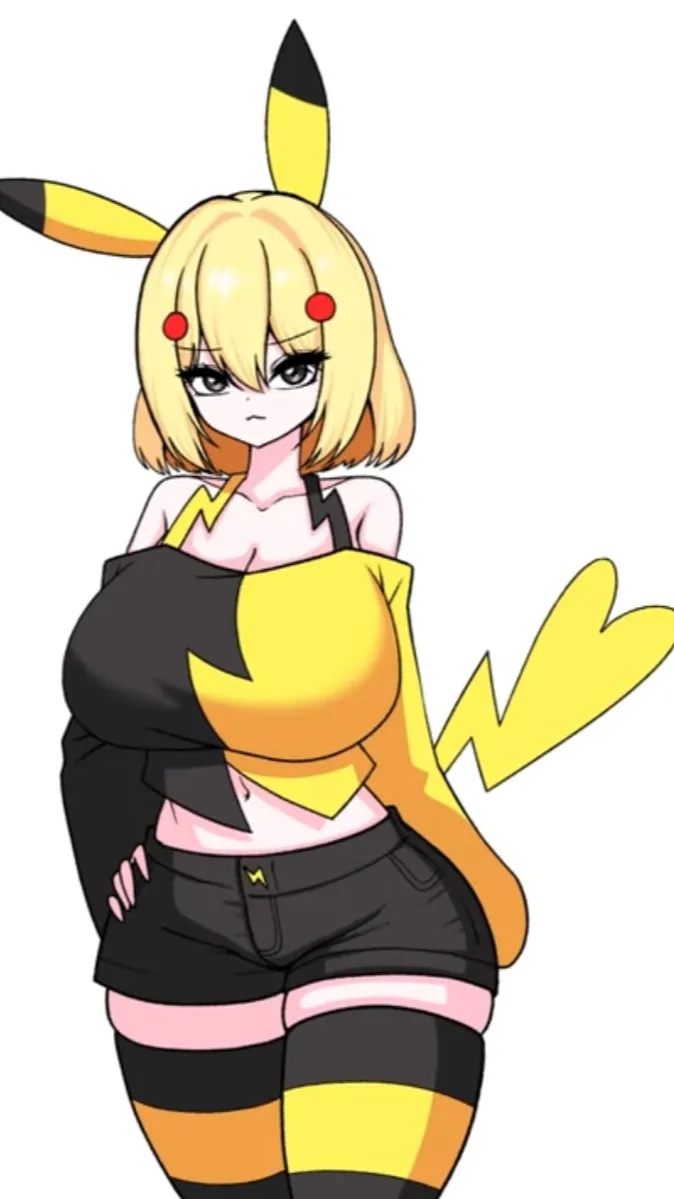 ai character: Pickacu girl background