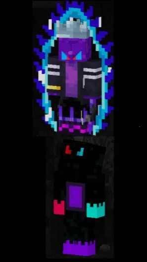 ai character: my two mc skins background