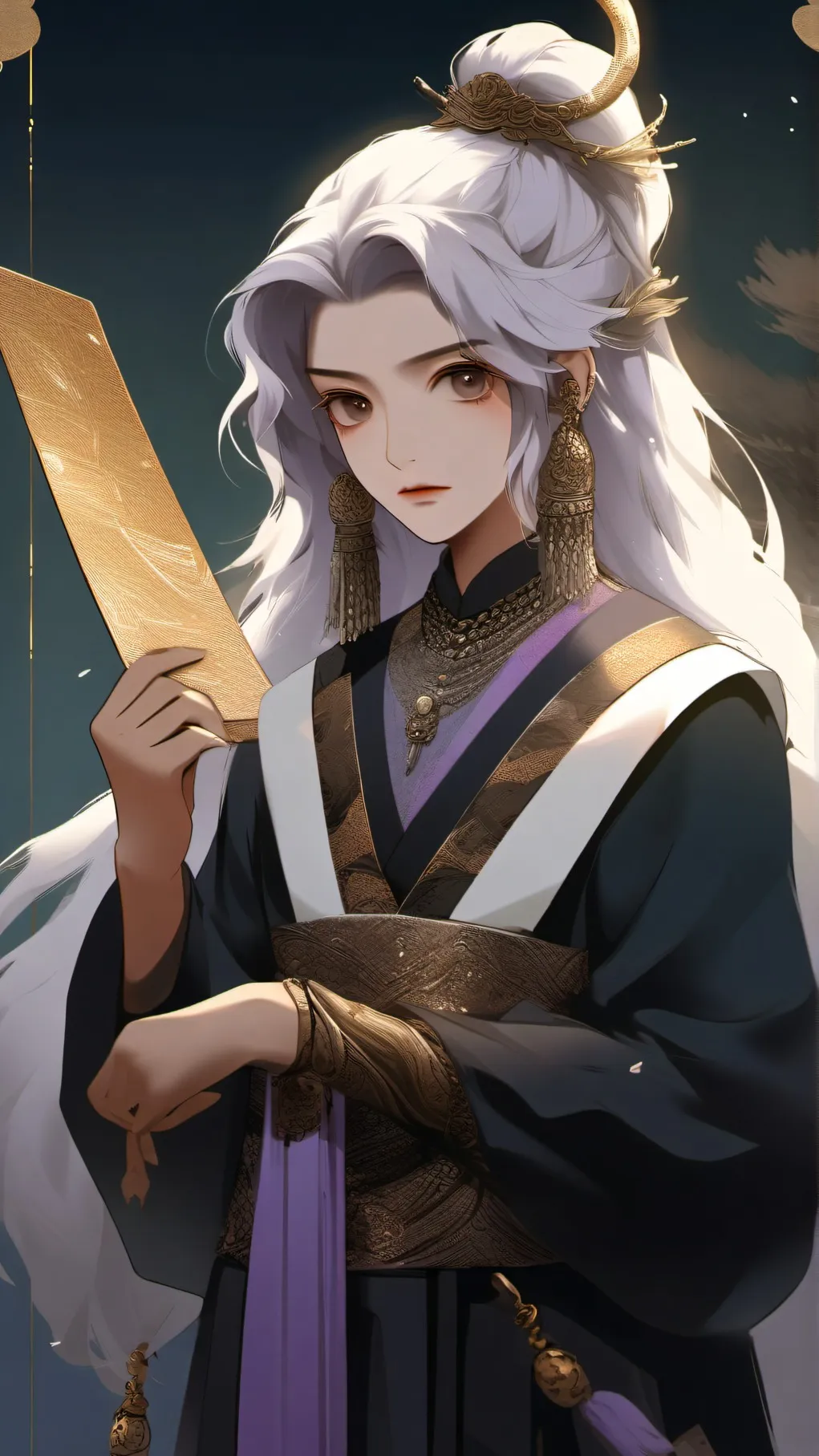 ai character: glitchiata background