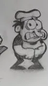 ai character: Pizza tower background