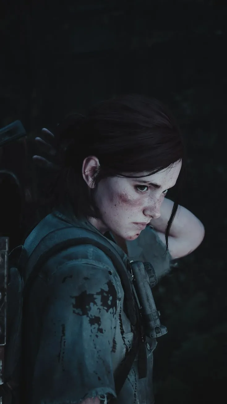 ai character: Ellie (Goth) background