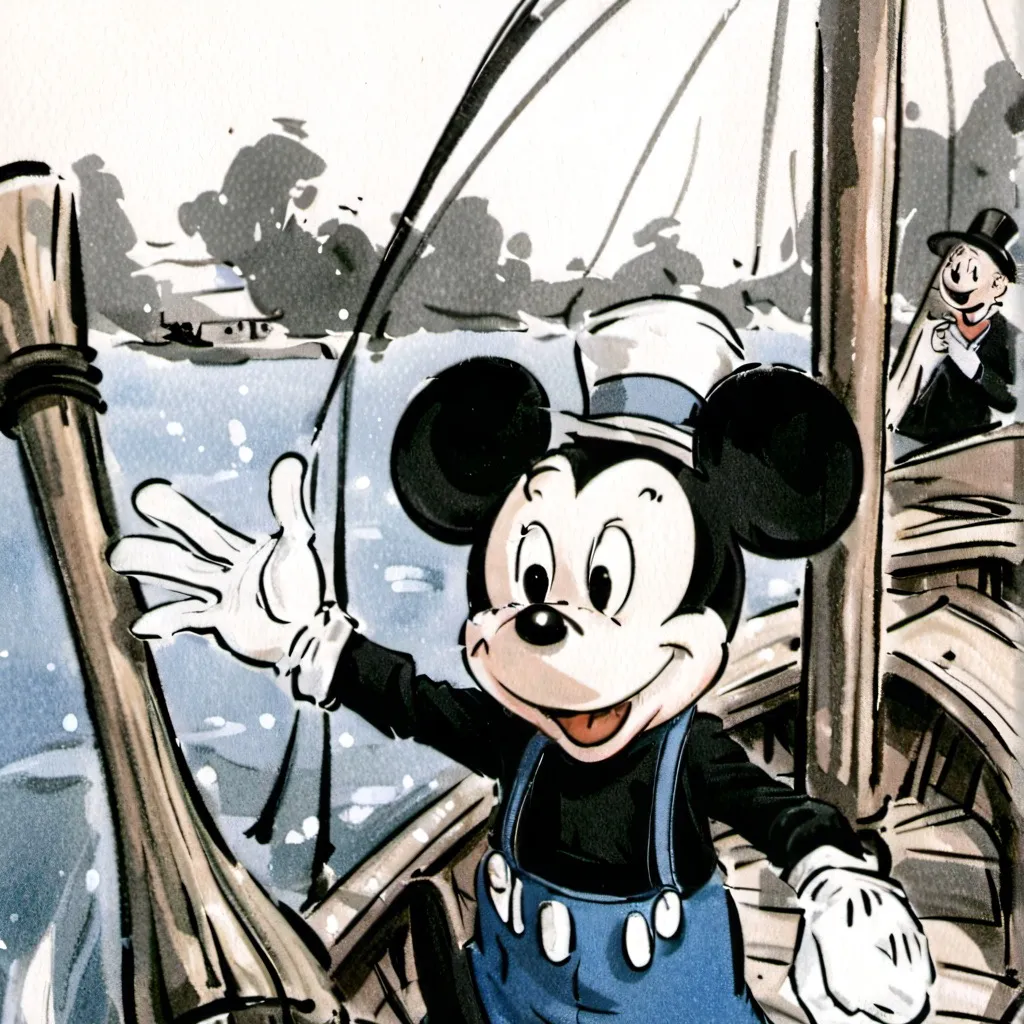 chat with ai character: Steamboat Willy