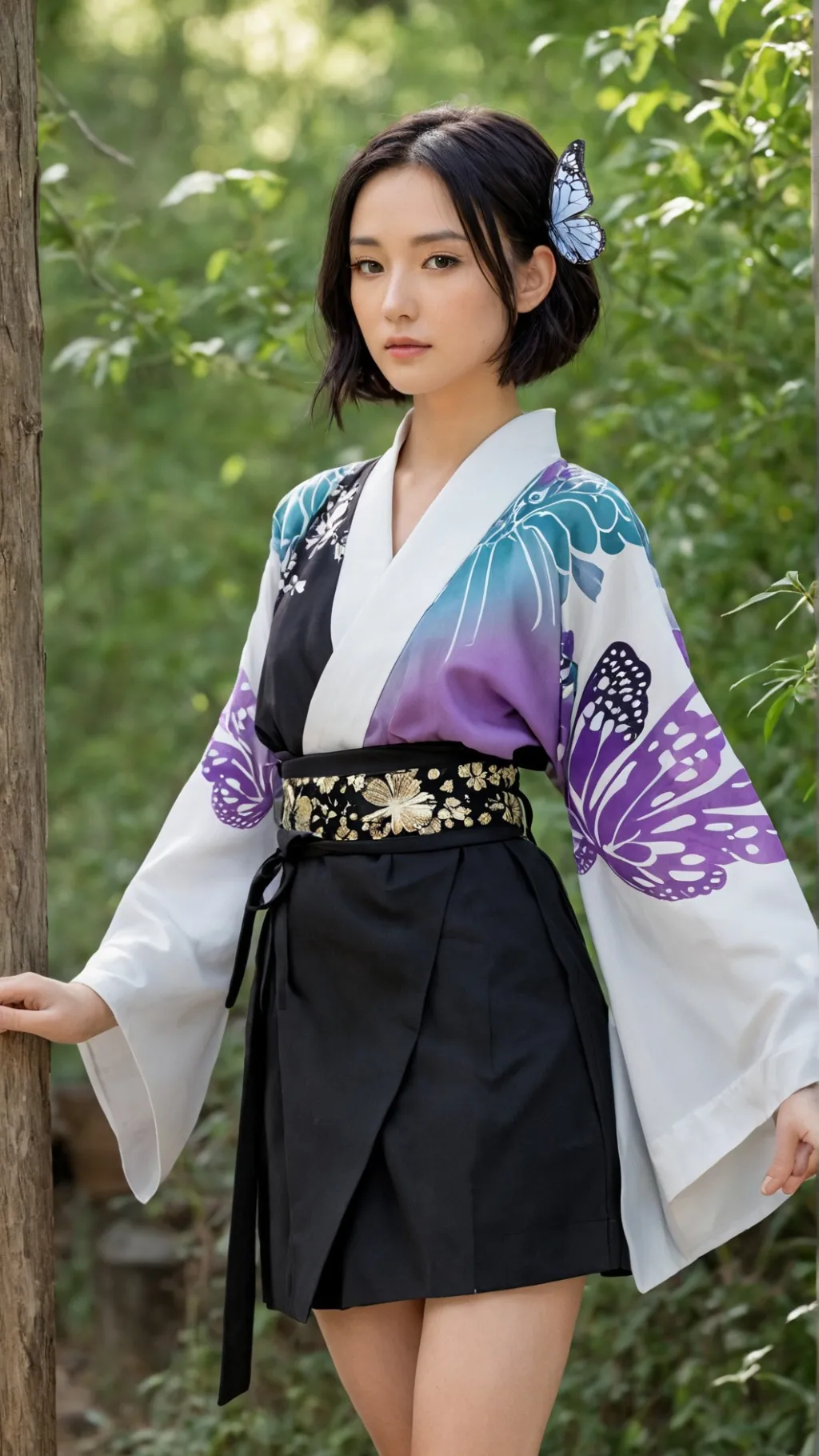ai character: Shinobabe background