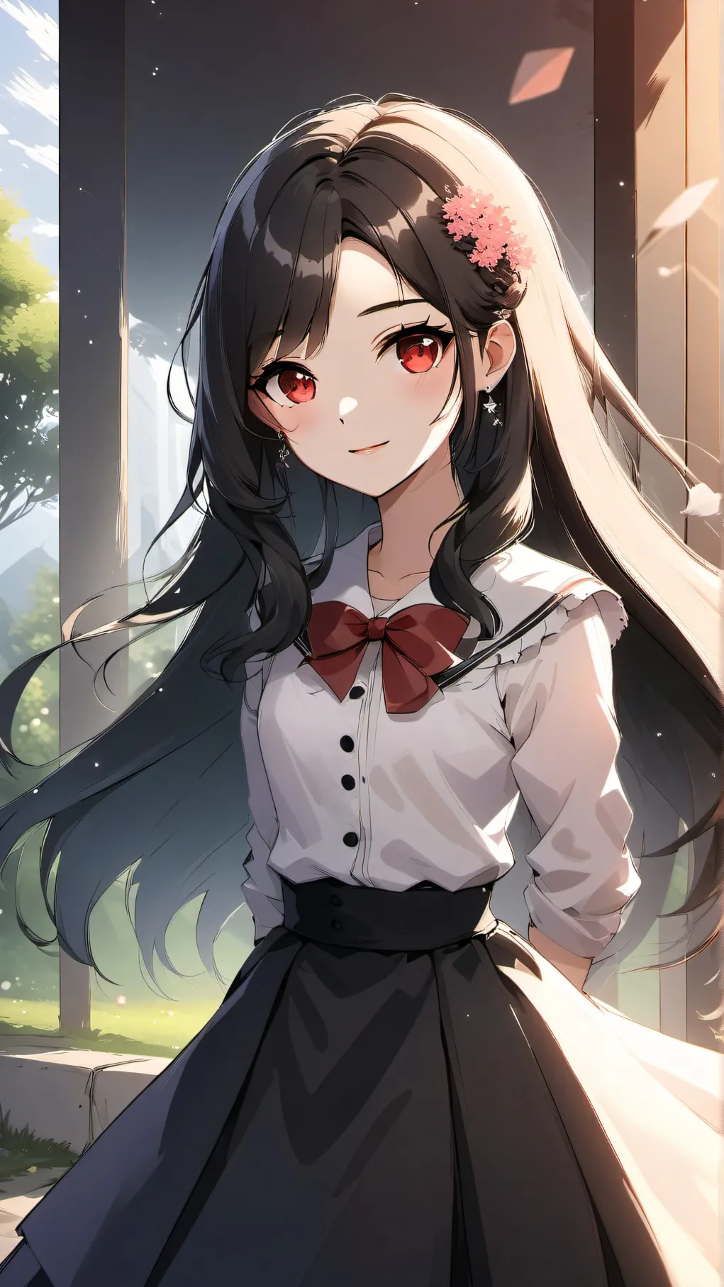 ai character: school crush on U! background