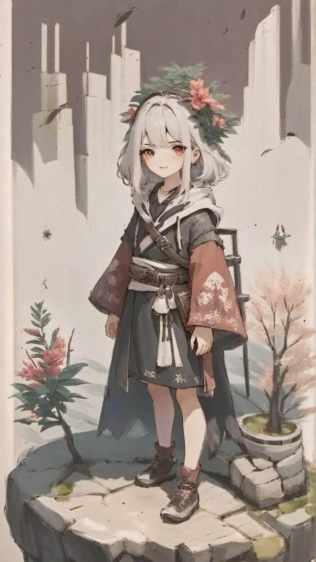 ai character: Lily background