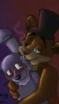 ai character: Freddy x Bonnie background