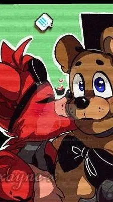 ai character: Freddy x Foxy background