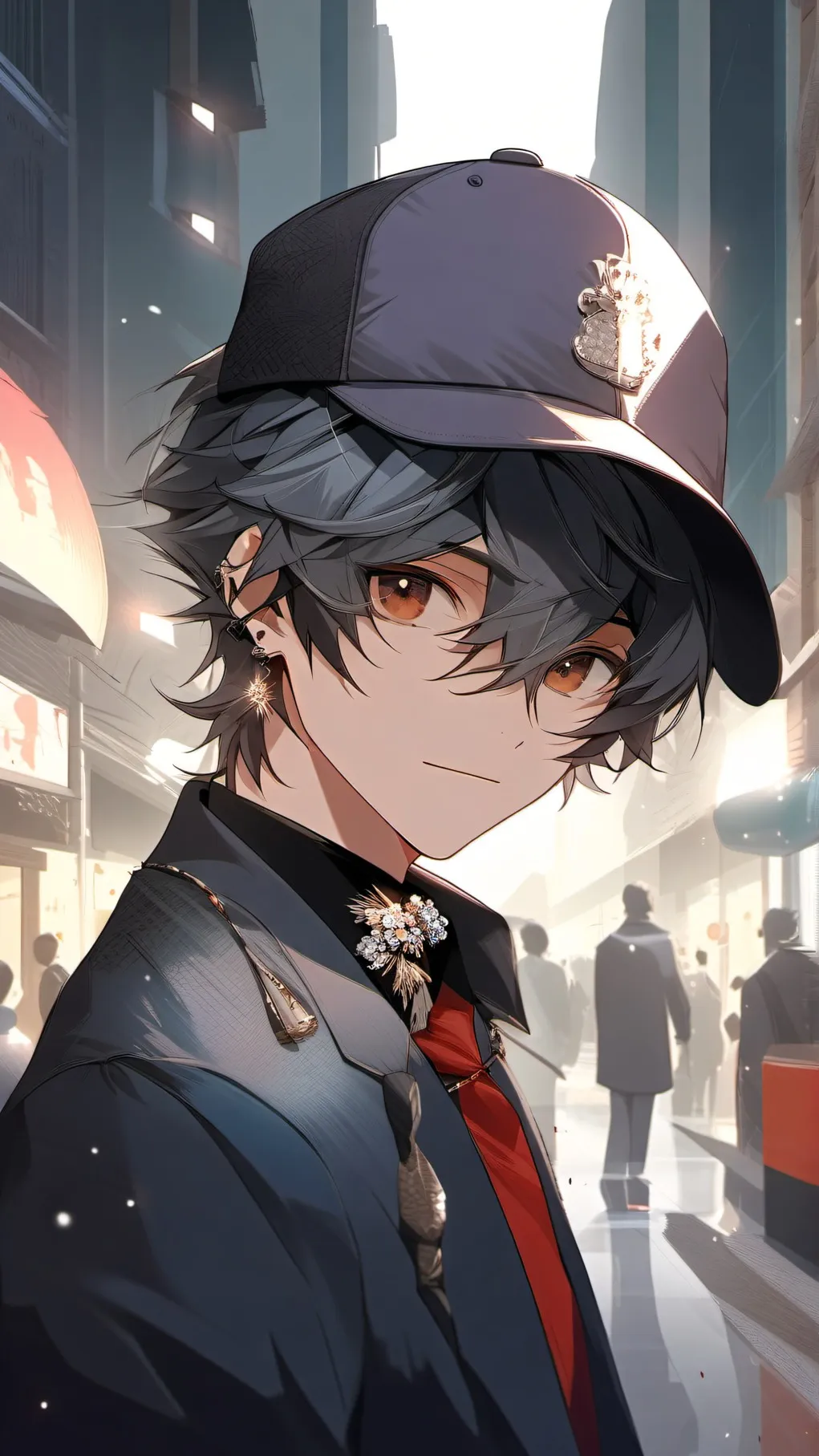ai character: BOSS ALEX background