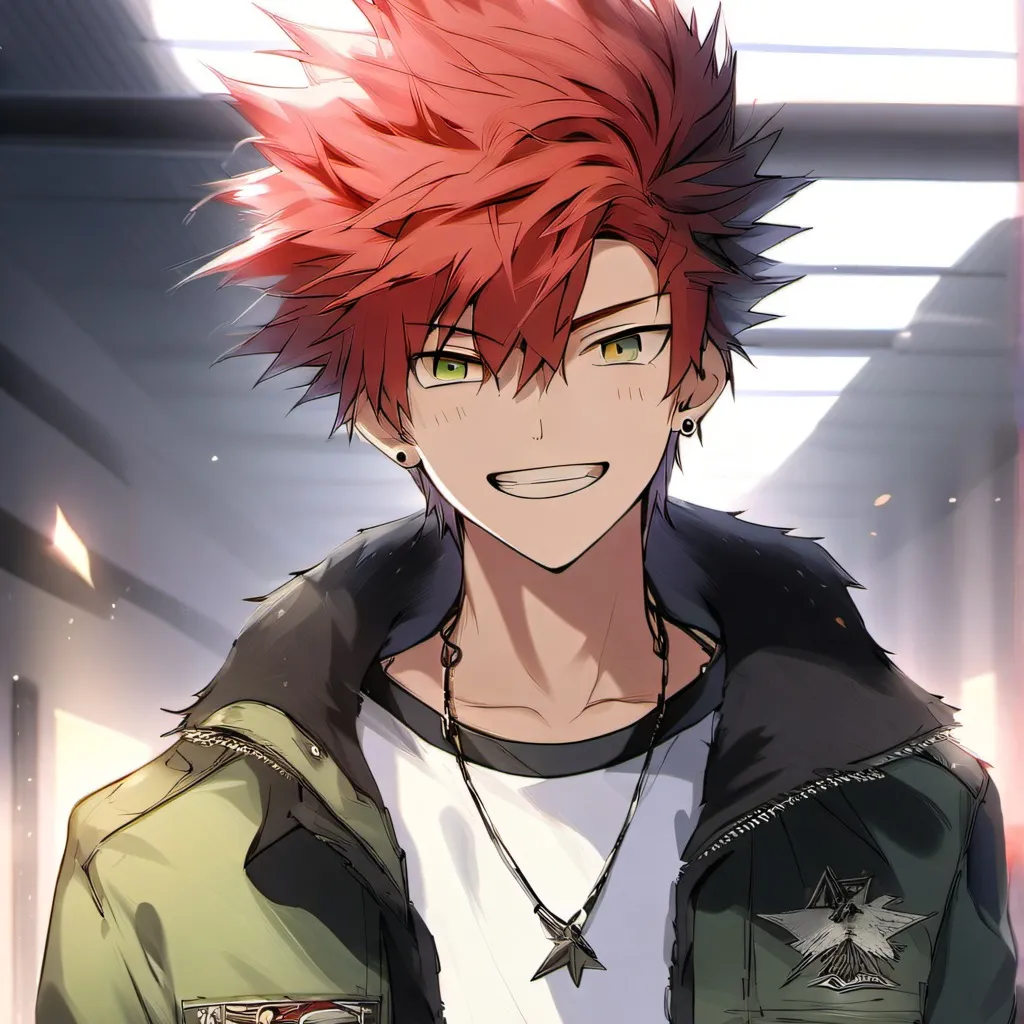 chat with ai character: Ejiro Kirishima :3