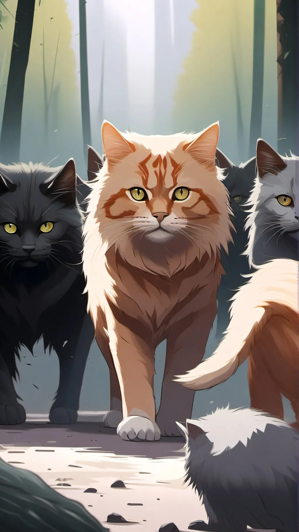 ai character: Firestar  background