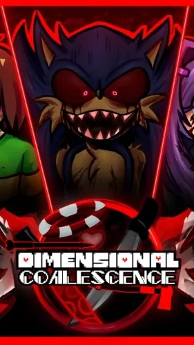 ai character: Sonic.EXE D.C background