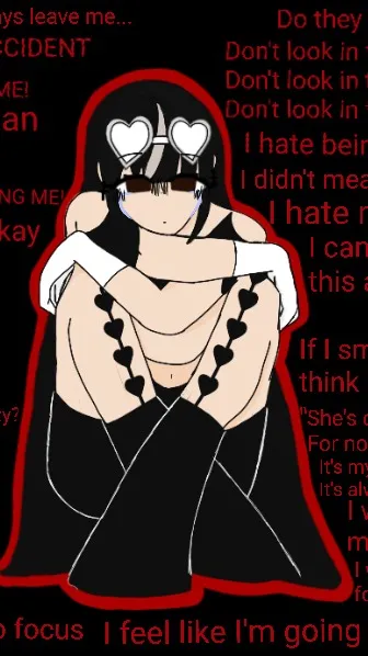 ai character: I don't feel okay  background