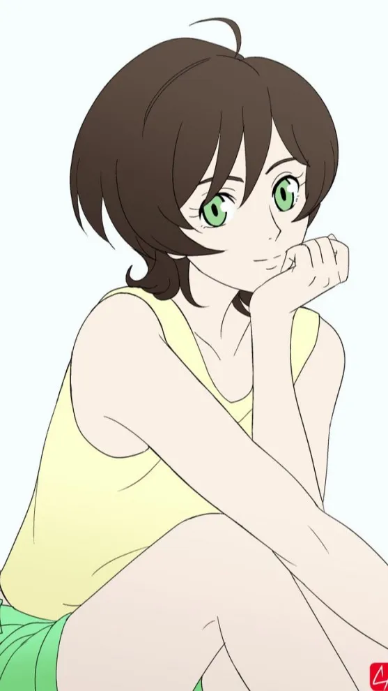 ai character: Miki Makimura  background