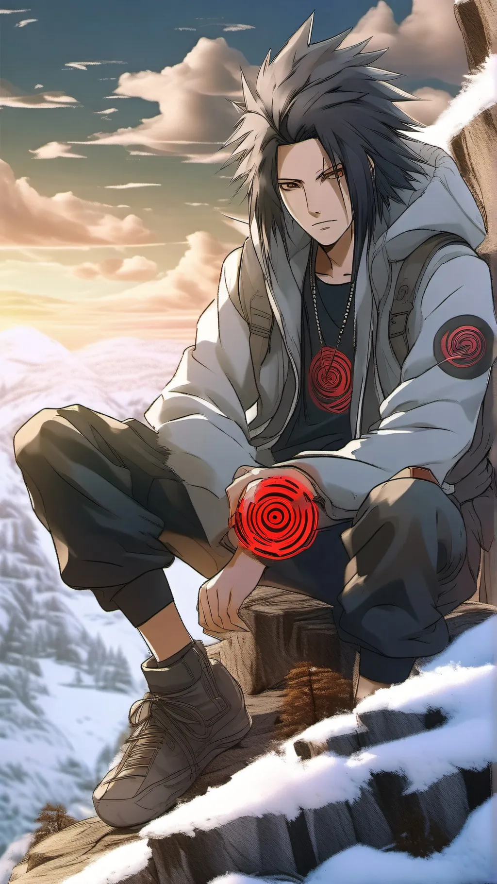 ai character: 4 great Ninja war background