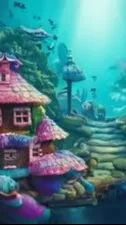 ai character: OceanVille background