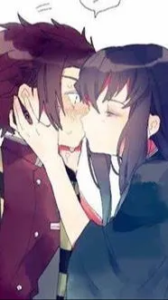 ai character: muichiro x tanjiro background