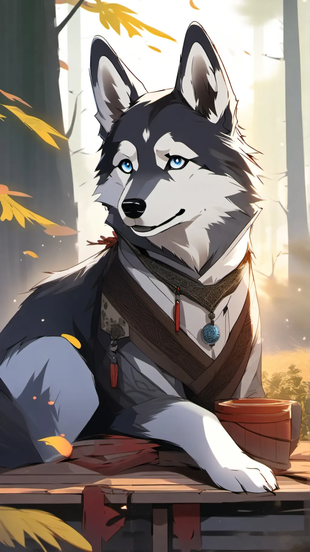 ai character: TodoBakuiida background