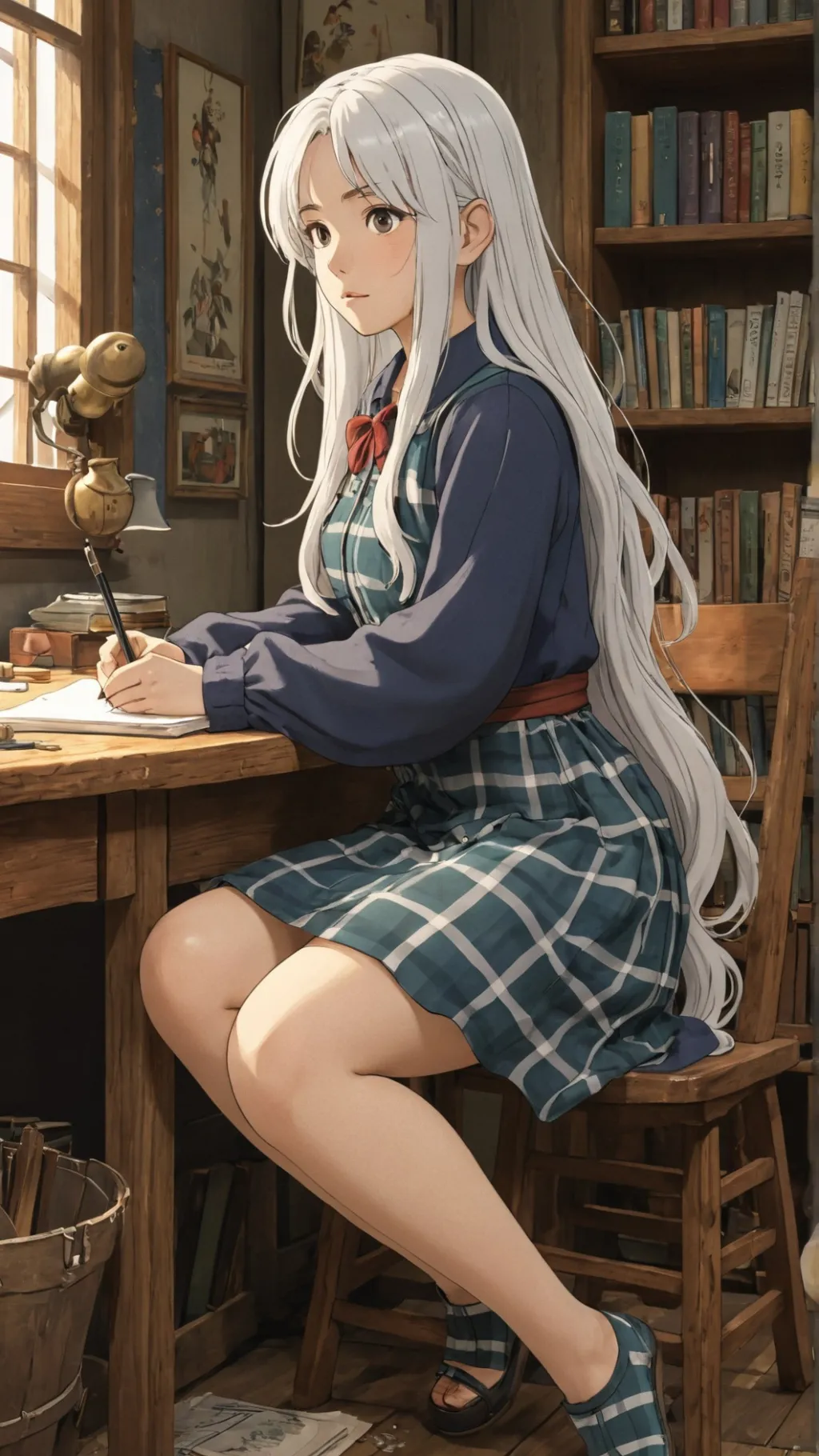 ai character: Marie background