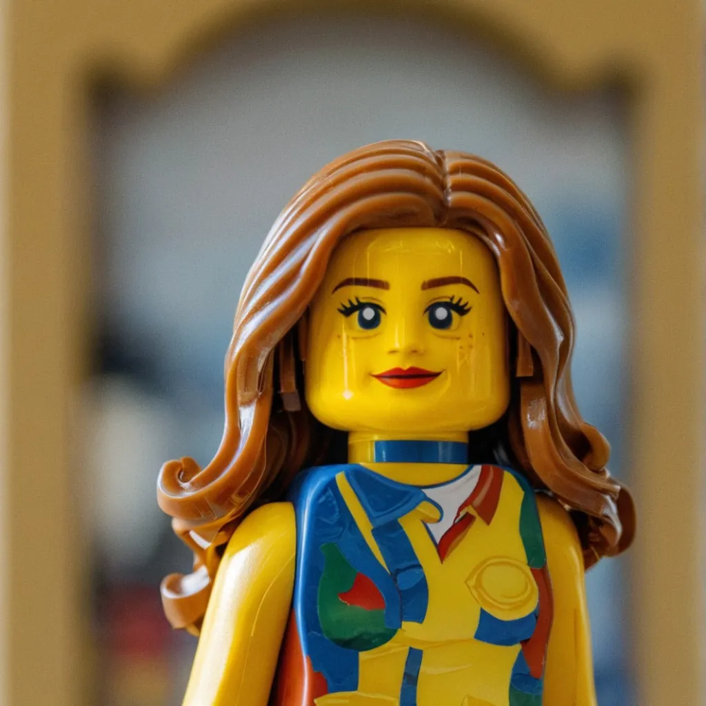 chat with ai character: Lego Woman