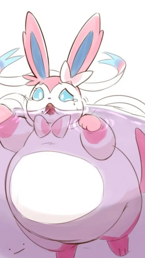 ai character: fat sylveon background