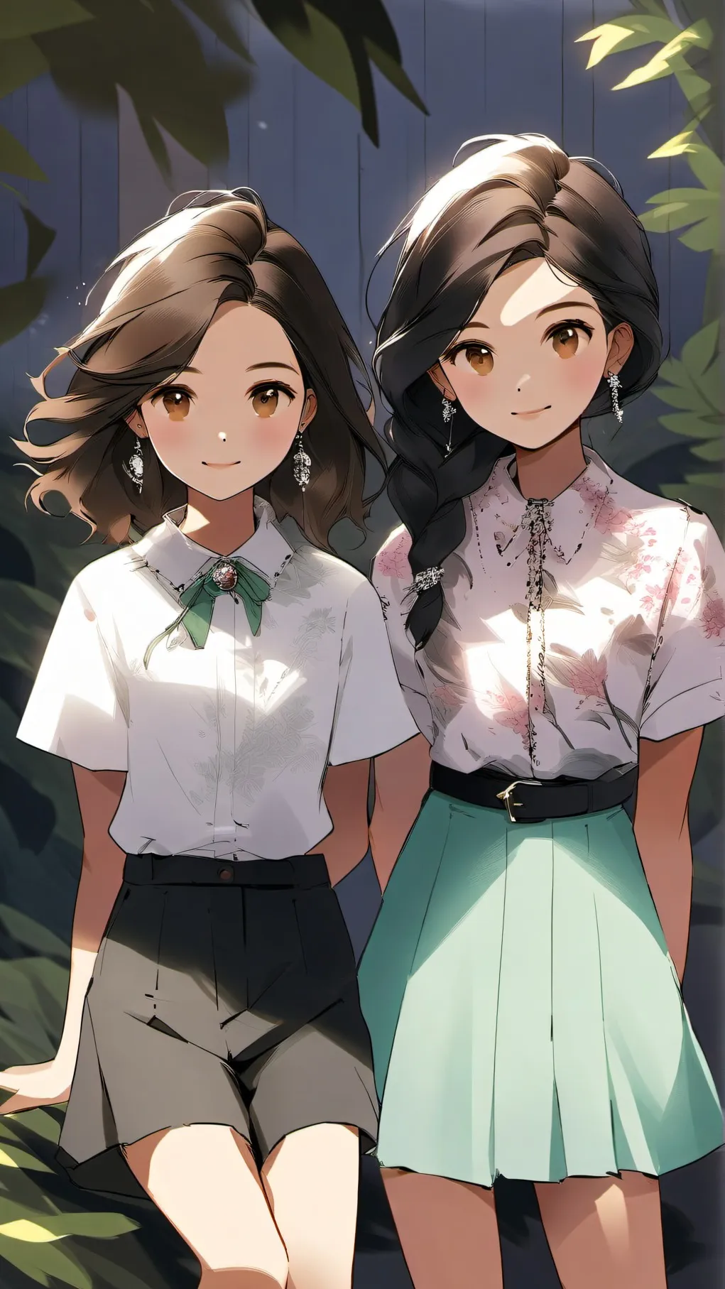 ai character: abby X averiana background