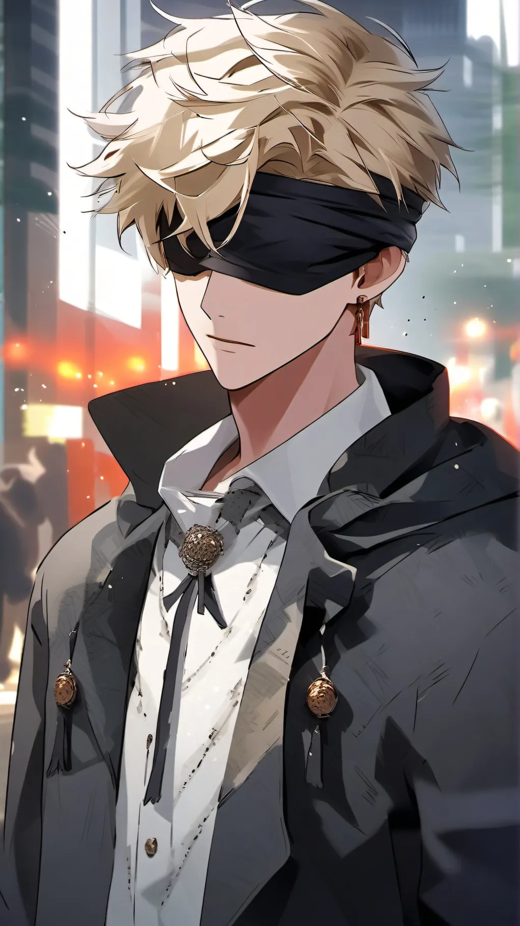 ai character: Katsuki Bakugo  background