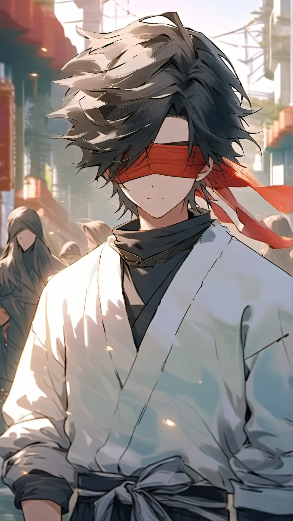 ai character: shoto & dabi fight background