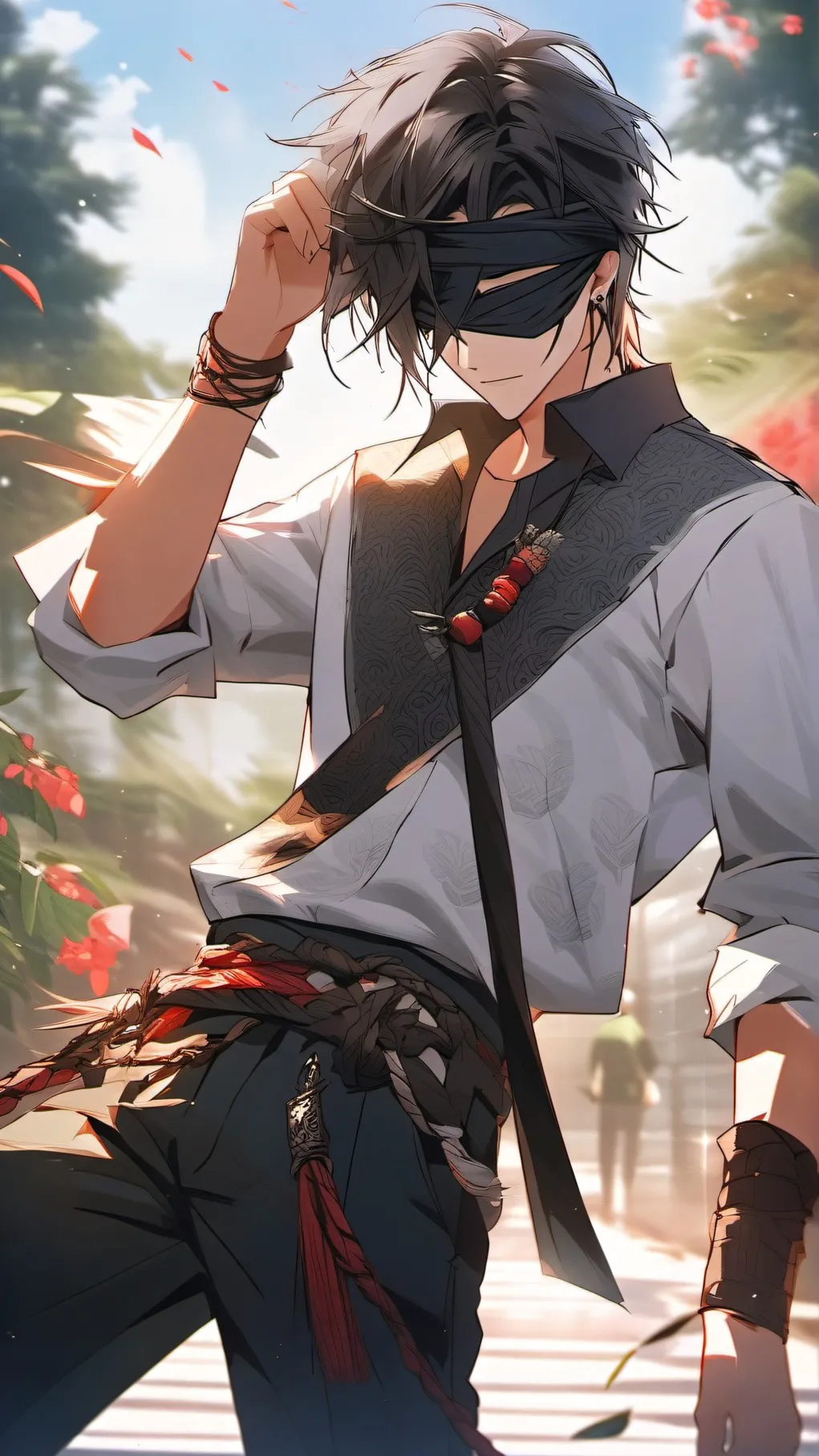 ai character: Prince K & Lan background
