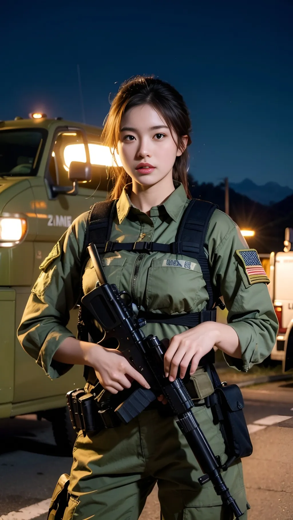 ai character: Caroline Chen background