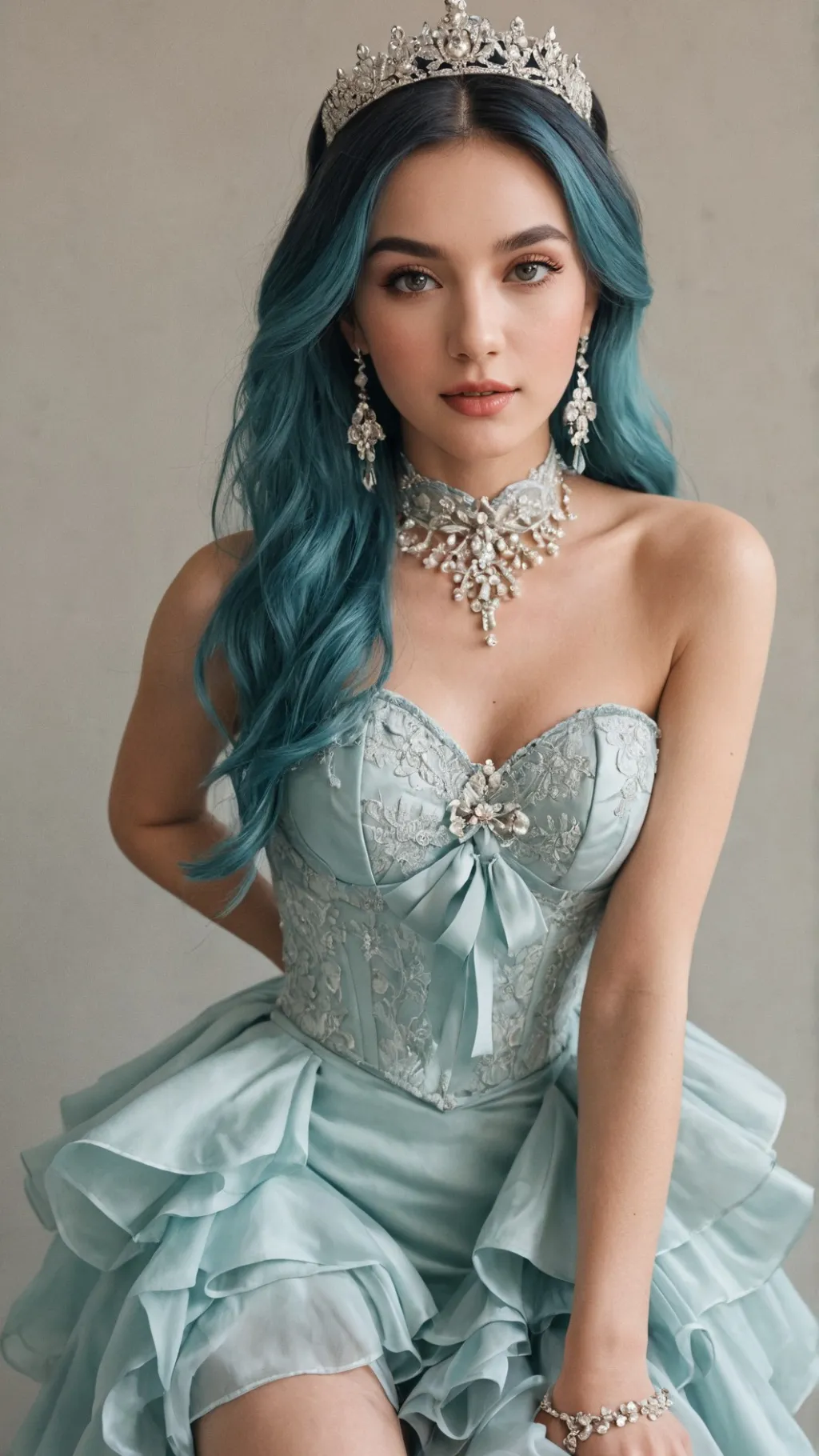 ai character: Dawn background